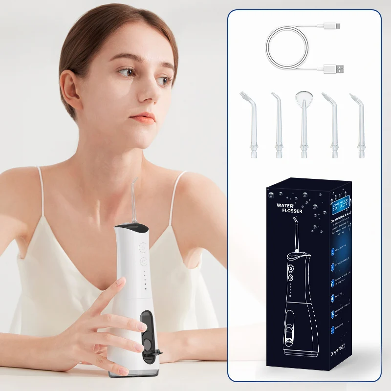 

STLF SIILLK Customized Water Flosser with 4 Modes for Deep Teeth Cleaning for Home Outdoor Hotel Use