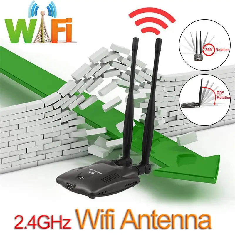 Wireless Beini Free Internet Long Range 3000mW Dual Wifi Antenna Blueway USB Wifi Adapter BT-N9100