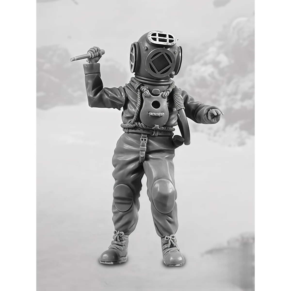 

Набор неокрашенных моделей из смолы в масштабе 1/35, Дайвер - Несобранный и неокрашенный GK, 1983R