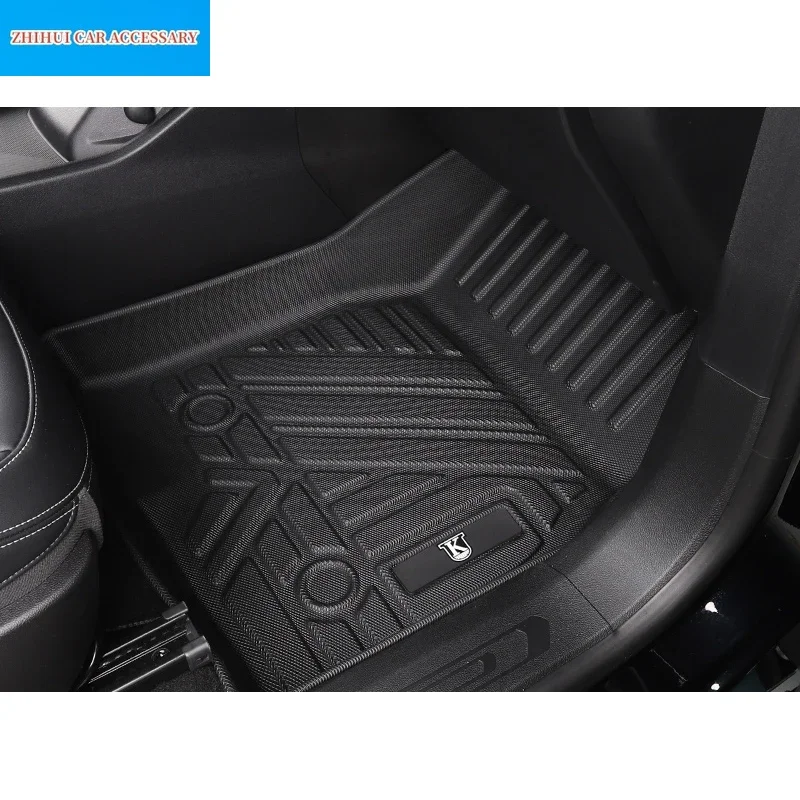 Car Styling Floor Mats For GWM Haval Hover H6 3th 2021 Double Layer Custom TPE Foot Pads Cover Interior Floorliner Accessories