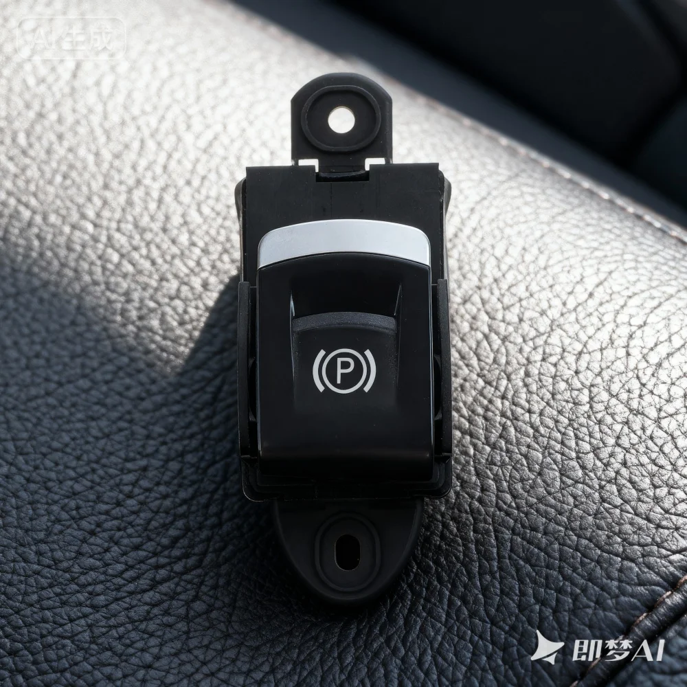 Electronic Hand Brake Switch Auto Hold Switch Accessory for 4F1927225A Select Vehicles Plastic Parking Brake Button Convenient