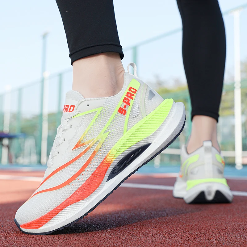 2025 Nieuwe Marathon Luchtkussen Sport Loopschoenen Mannen Ademend Lichtgewicht Vrouwen Comfortabele Atletische Antislip Sneakers