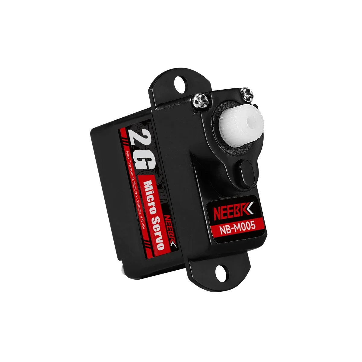 NEEBRC 2g Mini Servo Micro Servo Waterproof Coreless Motor Plastic Gear Digital for RC Car Fixed-wing Plane Helicopter Robot Toy