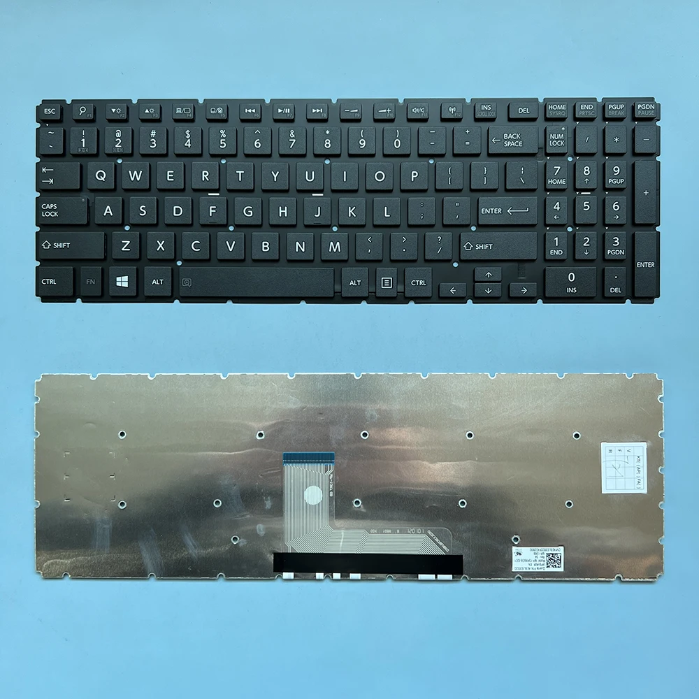 XIN US Keyboard For Toshiba Satellite L50-B L50-C L50D-B L50T-B S50-B S55-B L55-B L55D-B L55T-B P50-C L55-B5276 Laptop White