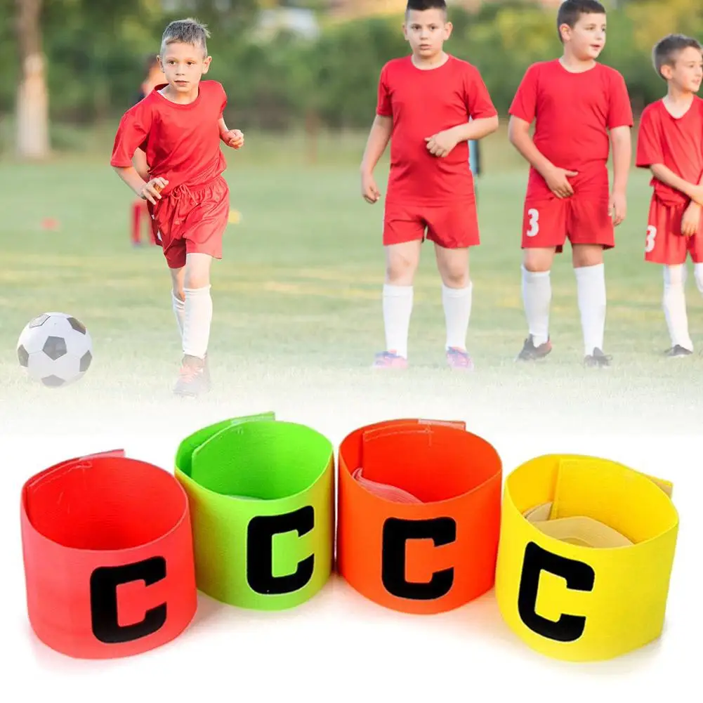 

Football Captain Armband Captain Arm Band Bracelet Leader Armband Bright Competition Soccer Match Gift Football Adjustable X8n1