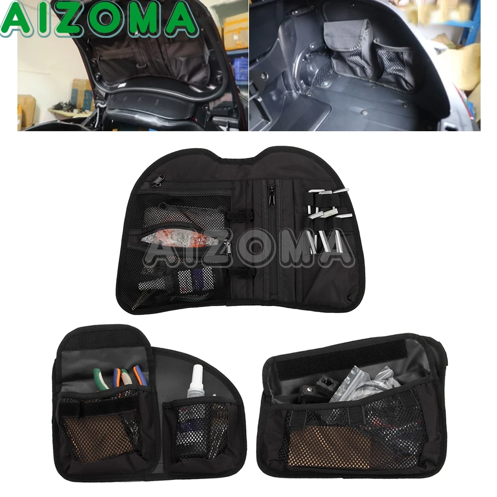 Motorcycle Nylon Rear Trunk Organizer Lid Bag Case Tool Pouch for HONDA Goldwing GL1800 2018 2019 2020 2021 Storage Bags Pack