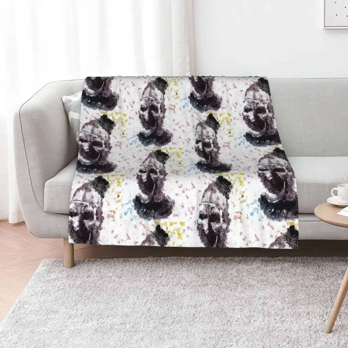Art The Clown Throw Blanket anime Designers for babies Soft Big Sofa blankets and throws Blankets