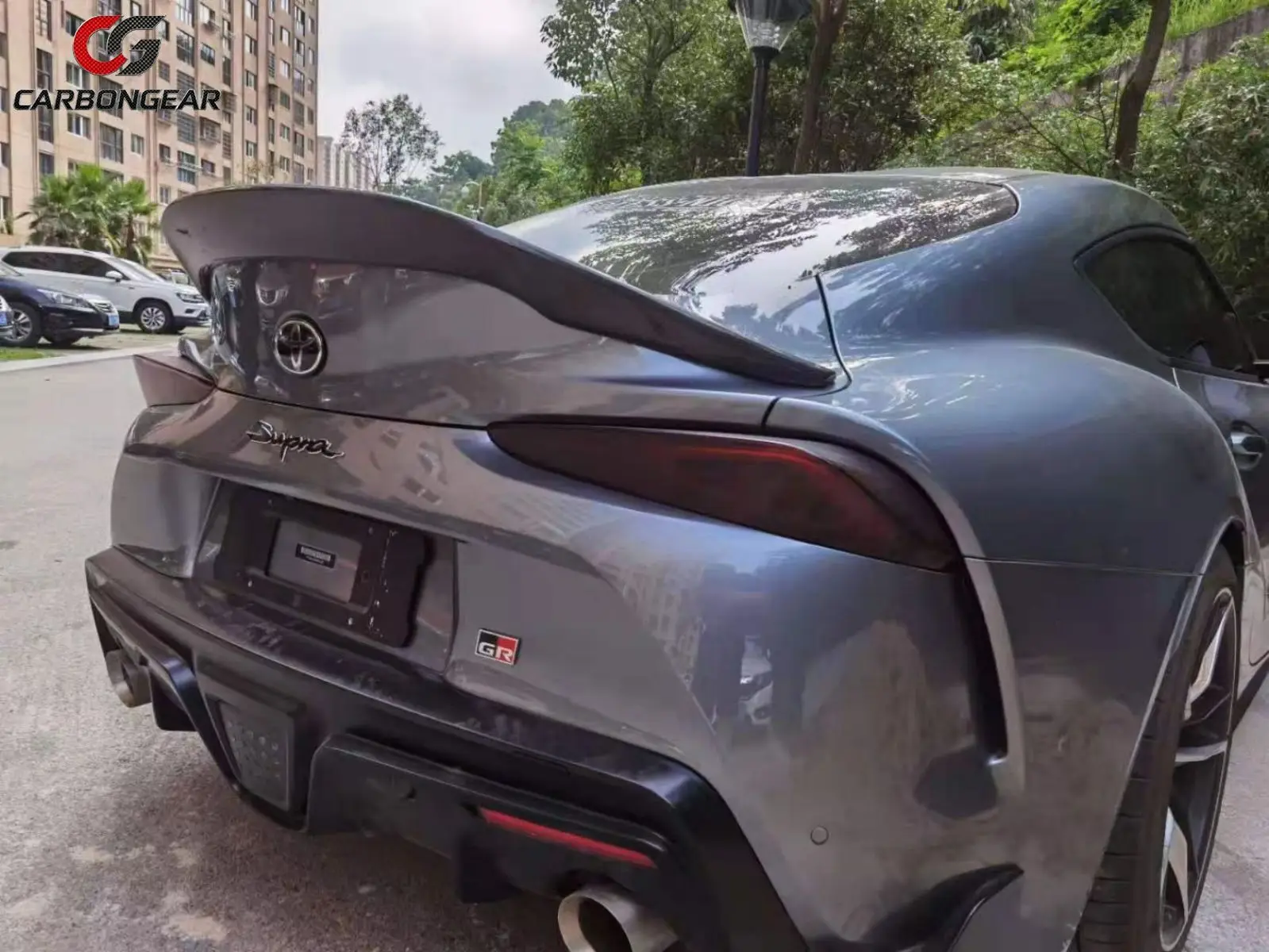 High Quality Carbon Fiber Spoiler Rear Boot Racing Trunk Wing for Toyota Supra 2019 - 2020 FRP Car Styling