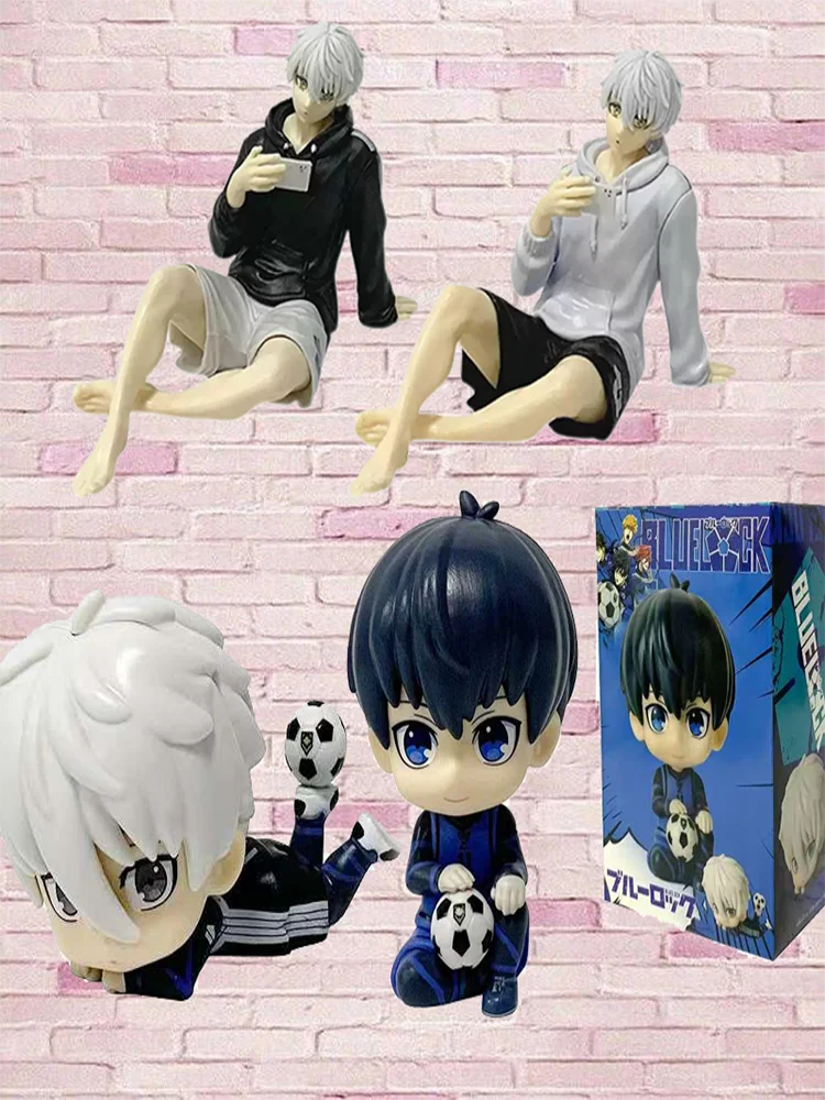 جديد 8.5 سنتيمتر Megahouse الأزرق قفل ناجي Seishiro جوهرة أنيمي الشكل البلاستيكية لطيف الجدول الديكور نموذج لعب الاطفال هدايا عيد الميلاد #5