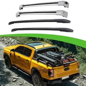 4PCS Aluminum Roof Rack Cross bar fit for Ford Ranger T9 2023 2024,The Cargo Carrier Rooftop Luggage crossbars