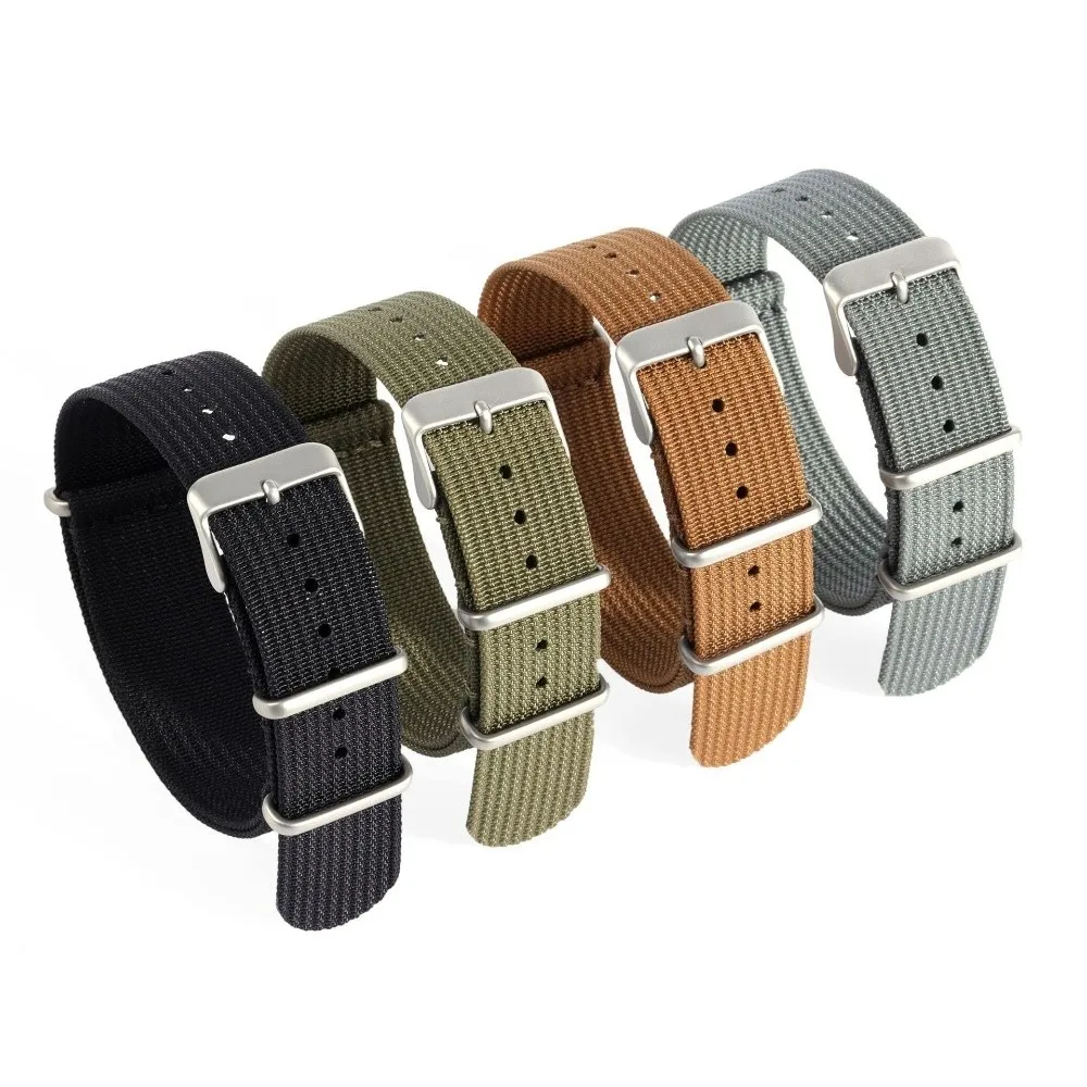 14/16/18/20/22mm NATO Watch Band Vintage Bracelet NATO Strap Wristband Quick Release Watch Accessories Nylon Watchband