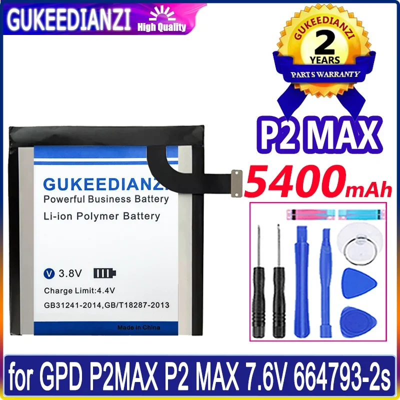 

Аккумулятор для планшета GPD P2MAX P2 MAX 7,6 В: 5400 мАч Мощность