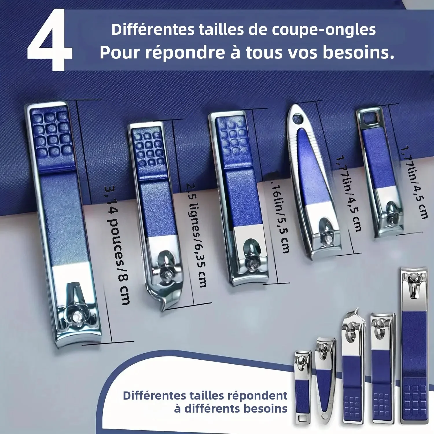 30個入りプロ仕様ステンレス製爪切りセット グリーンネイルツール マニキュア ペディキュアセット 30個入りトラベルグルーミングキット