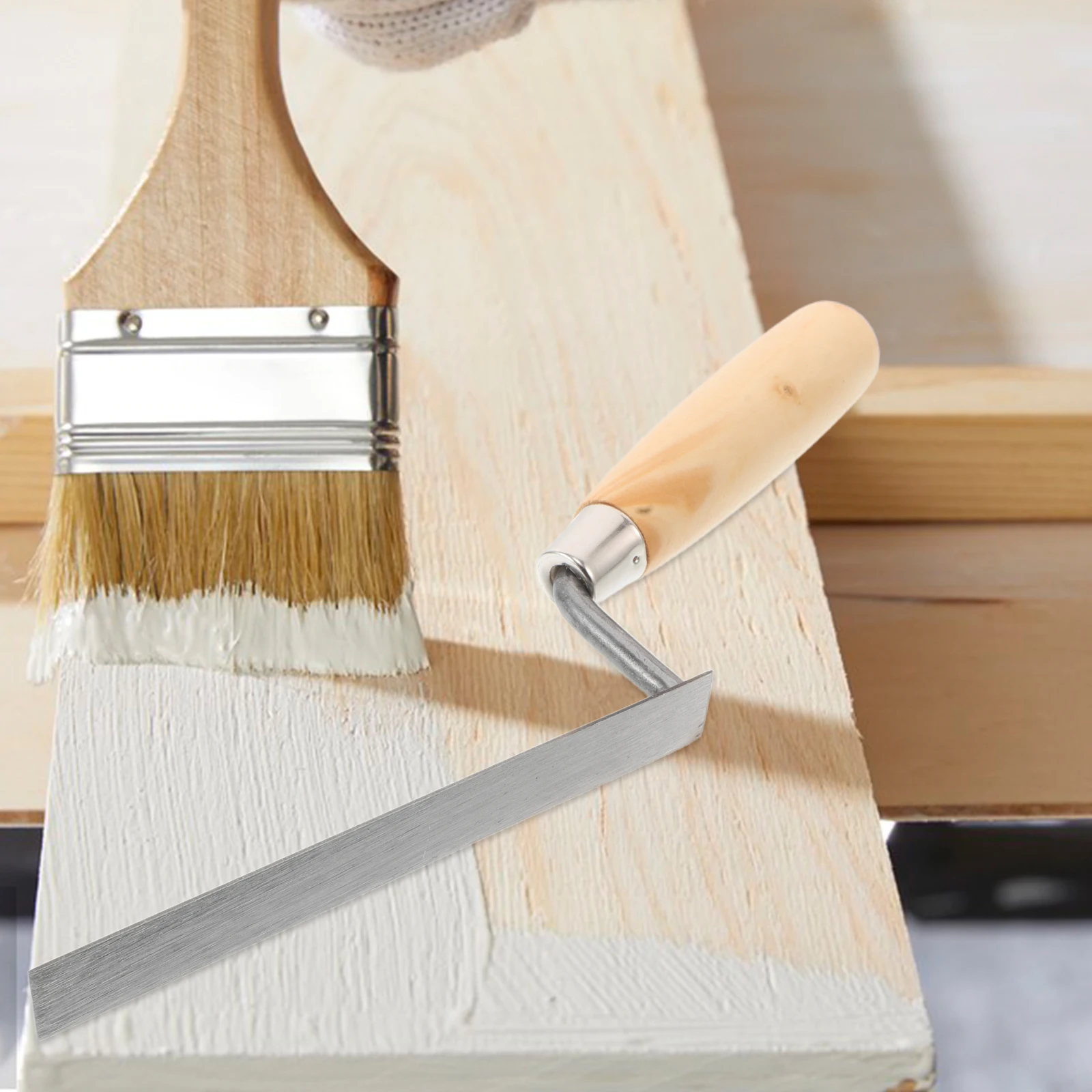 

Heavy Duty Stainless Steel Masonry Trowel Thickened Blade Ergonomic Handle Multi-Functional Plastering Bricklaying Tool For