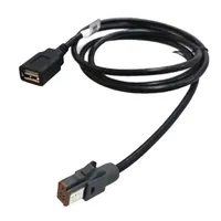 Car Radio USB Audio Input Media Data Wire Plug To USB Cable Adapter 4 PIN Plug Connector For Outback For Legacy For Forest Man