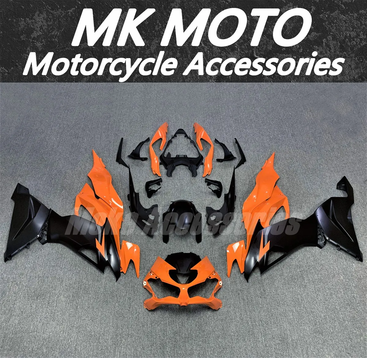 

Moke moto Motorcycle Fairings Kit Fit For zx-6r 2019 2020 2021 2022 2023 636 Bodywork Set Injection Ninja orange/black New