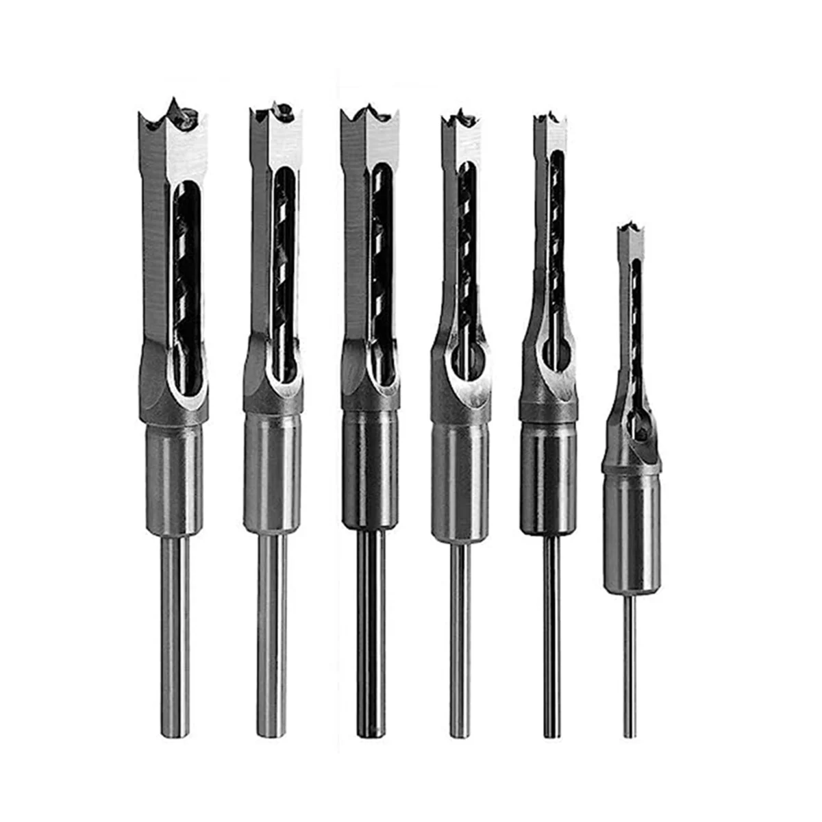 

A96Q-Woodworking Square Hole Drill Square Mortise Drill Mortise Chisel Carpentry Open Mortise Mortise Hole Reaming Tool