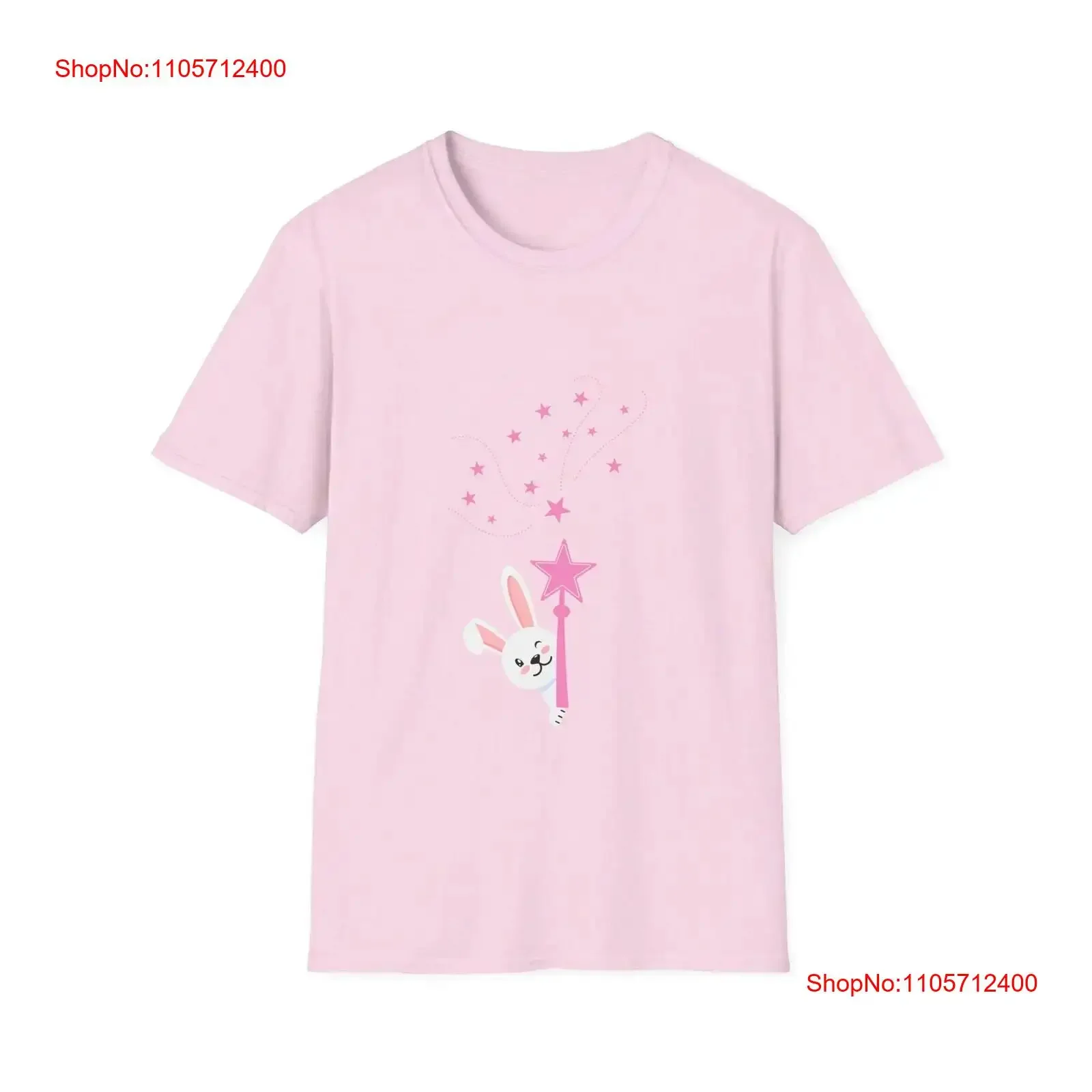 Red Wine Supernova Wand and A RabbiT T Shirt Softstyle vintage Washed Casual Top For Everyday Wear Stylish designer clothes