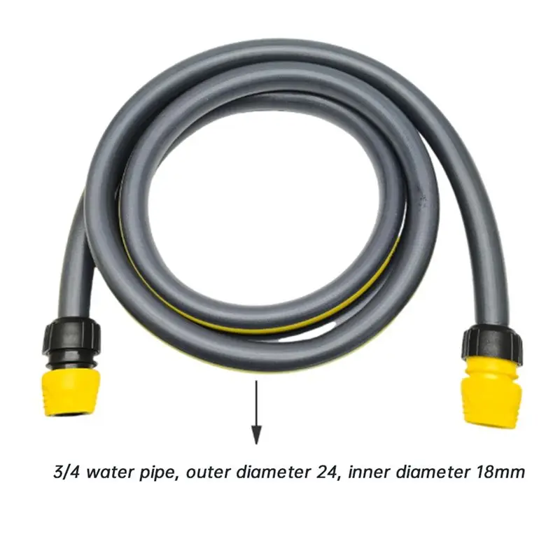 THIVN-For Karcher 3/4 Hose Connection Kit With 4 Water Pipe Connectors Faucet Nipple Connector Hose Garden Watering Cleaning