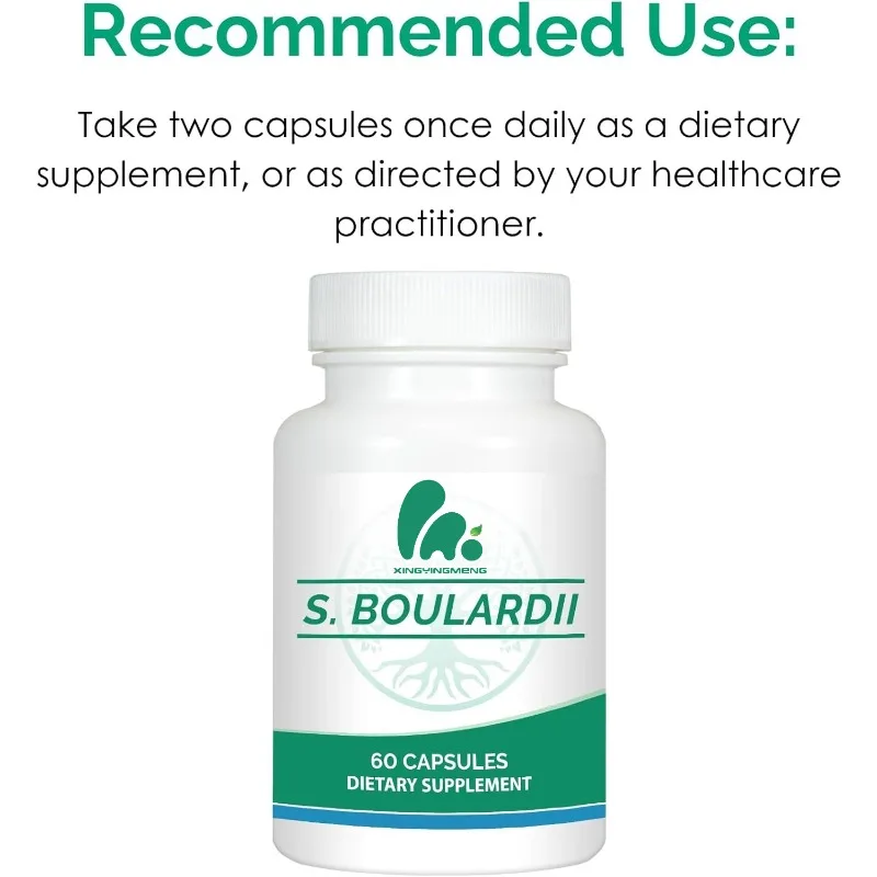 

S. Boulardi probiotic capsules -10 billion CFU yeast | 60 capsules