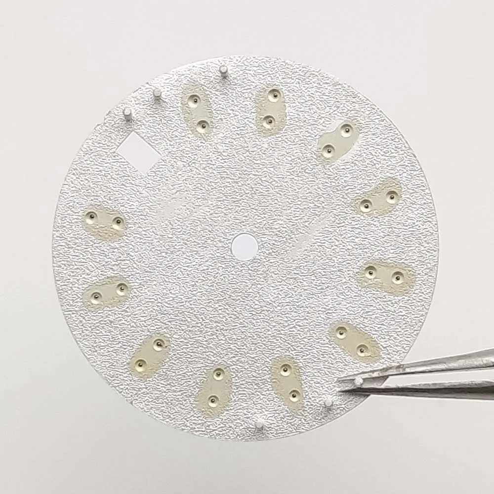 หน้าปัดเรืองแสง Super Bright Aseptic Luminous สีเขียวส่องสว่าง, อุปกรณ์เสริมหน้าปัดนาฬิกา NH35, 28.5 มม