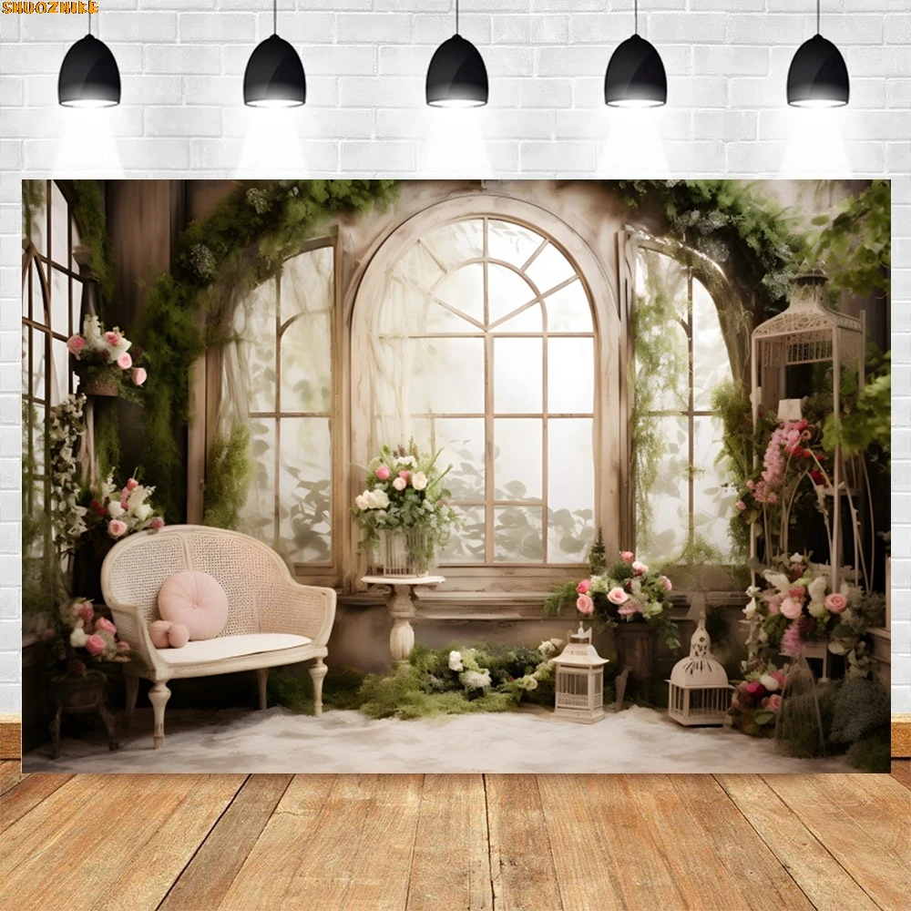 

Abstract Flower Photography Backdrop Spring Scenery Newborn Baby Shower Birthday Wedding Portrait Background Photo Studio Prop