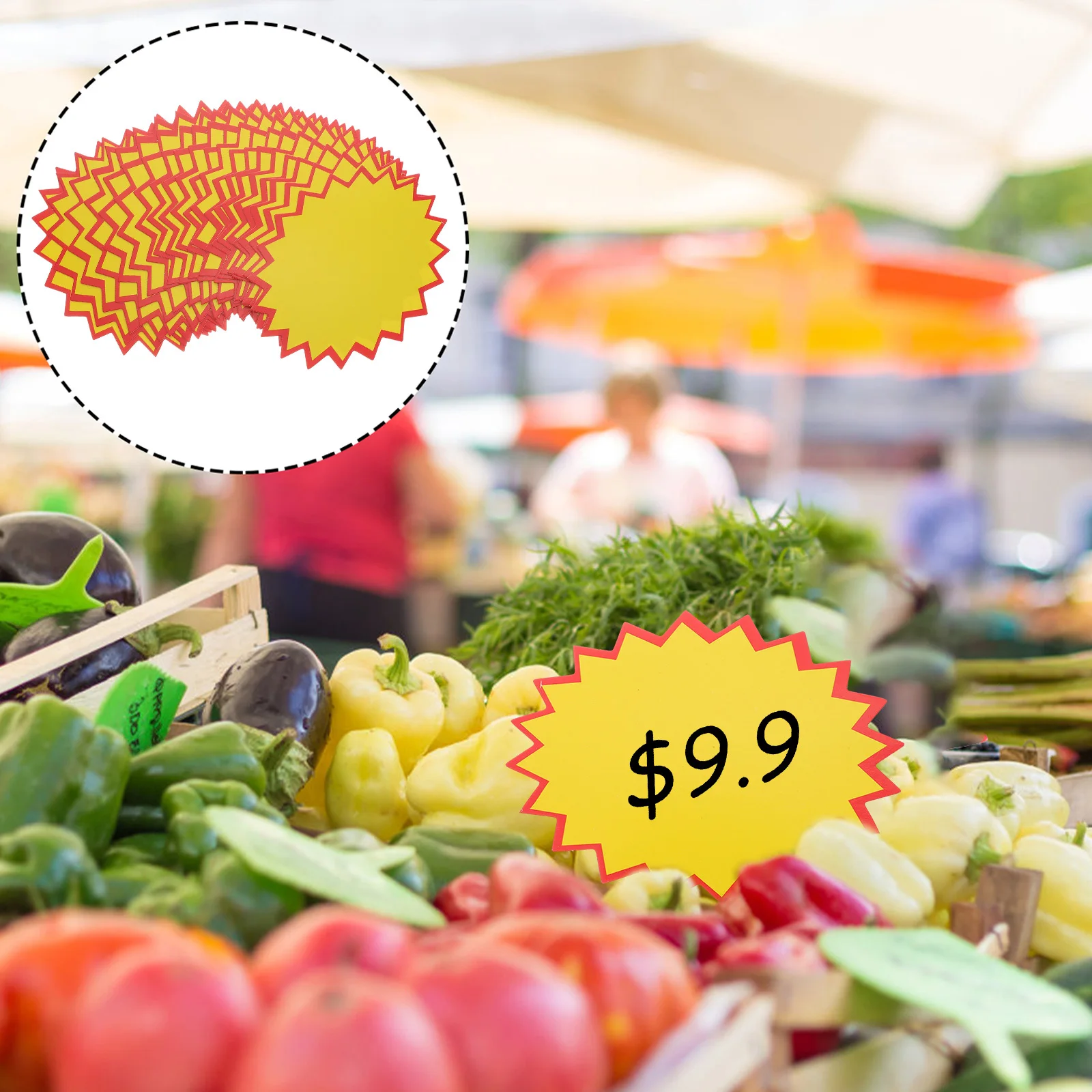 

Large Pop Tags Heavy Duty Paperboard For Retail Store Wedding Exhibition Use Price Display Cards Market Price Tags Sale