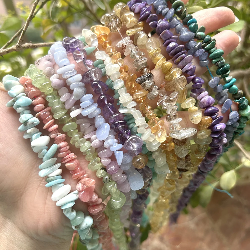 Natrural Irregular Chips Beads 5mm-10mm,Citrine,Fluorite,Moonstone,Apatite,DIY Bracelet/Necklace For Fashion Jewelry Making