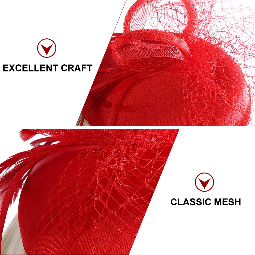

1pc Beret Fascinator Headpiece Elegant Beret Hoop Party Hair Hoop Vintage Hat Banquet Cocktail Proms Hair Accessory