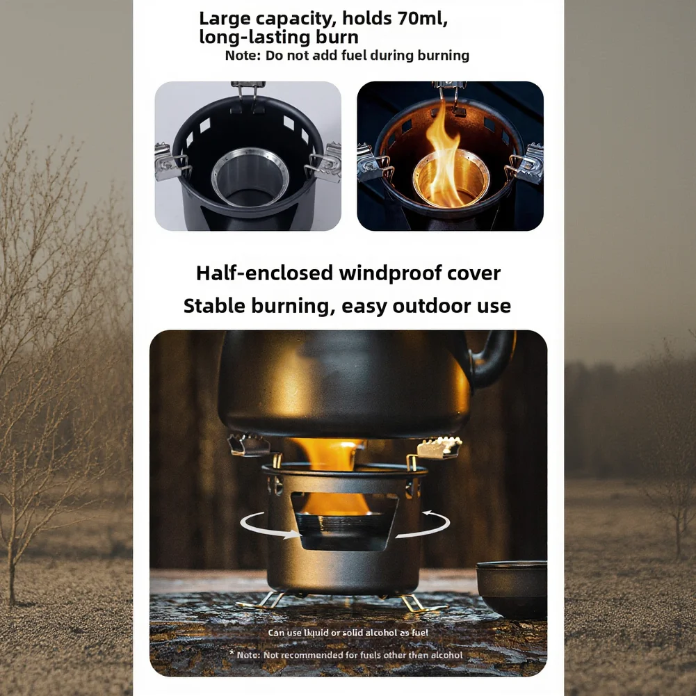 Lightweight Foldable For Mini  - Camping Cooking Alcohol 评论和价格