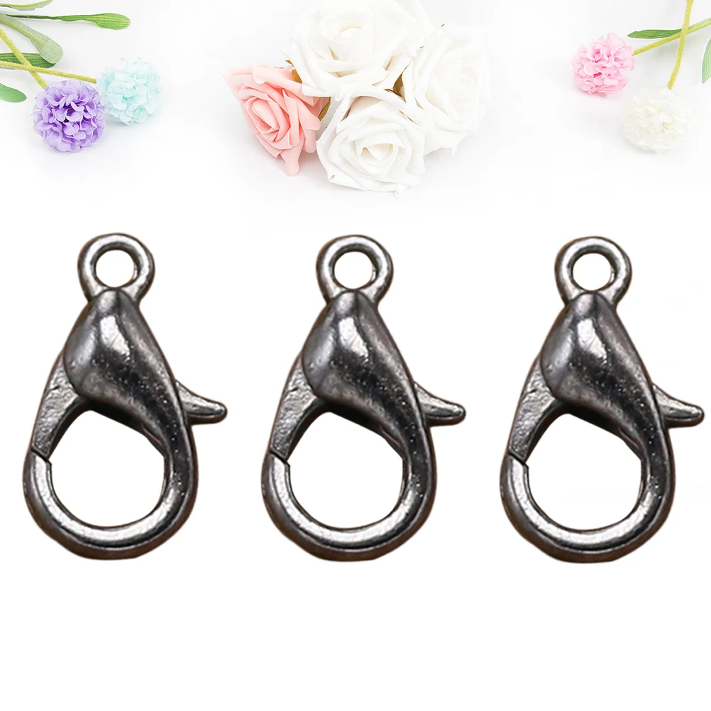 

100 Pcs Lobster Clasp Accessories Bracelet for Necklace Jewelry Making Clasps Alloy