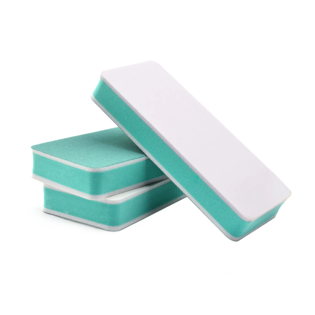 

5 pcs Polishing Strip Nail Buffer Files Heavy Duty Sponge Block for Acrylic Natural False Nails Manicure Salon Use