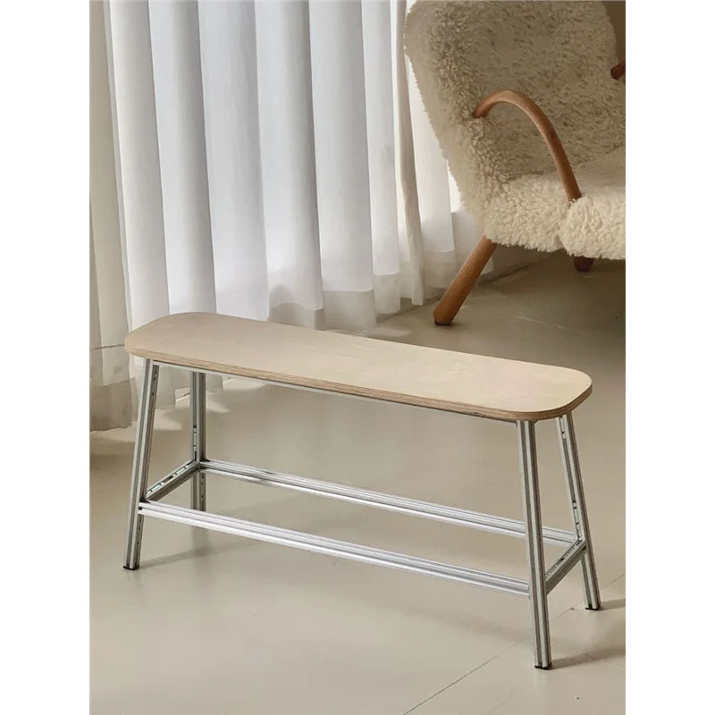 Ocean plate coffee shop bench home living room Internet celebrity shoe stool