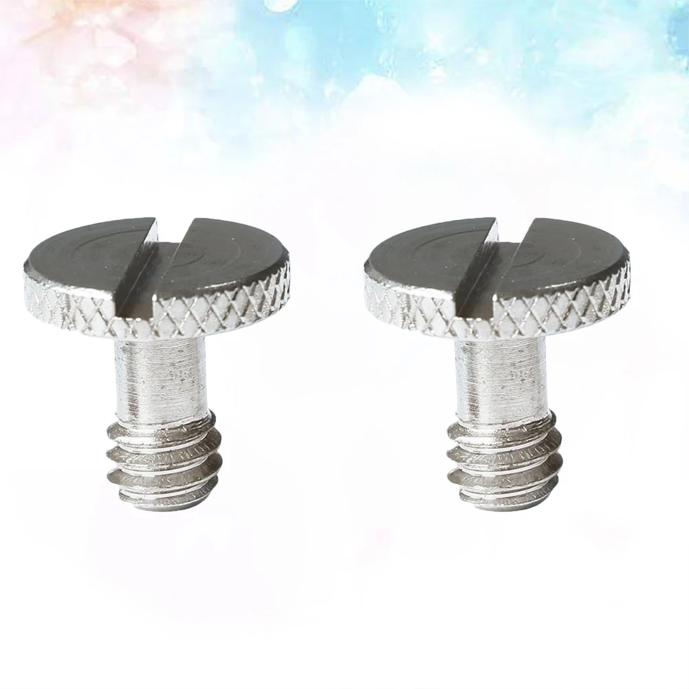 

5 PCS Camera Screw Quick Release 1/4 Mounting Adapter Small Gimbal Nickel-plated Stand
