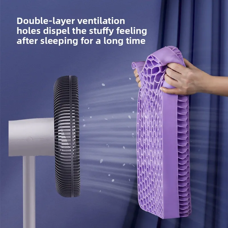 Xia Liang helps sleep and protects the cervical spine TPE no pressure pillow wave  comfortable breathable washed pectin pillow
