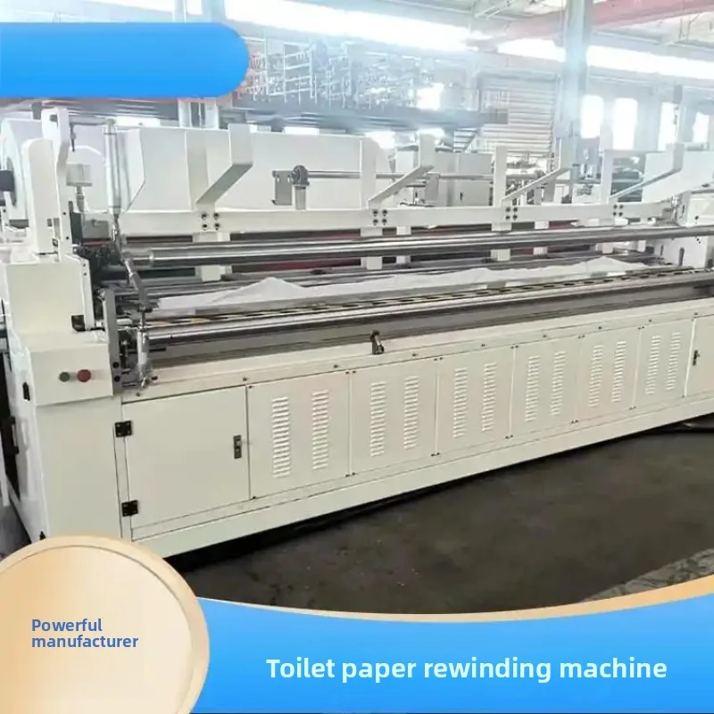 トイレットペーパー製造用ラインスリッティングリワインダートイレットペーパーロール巻き戻し機