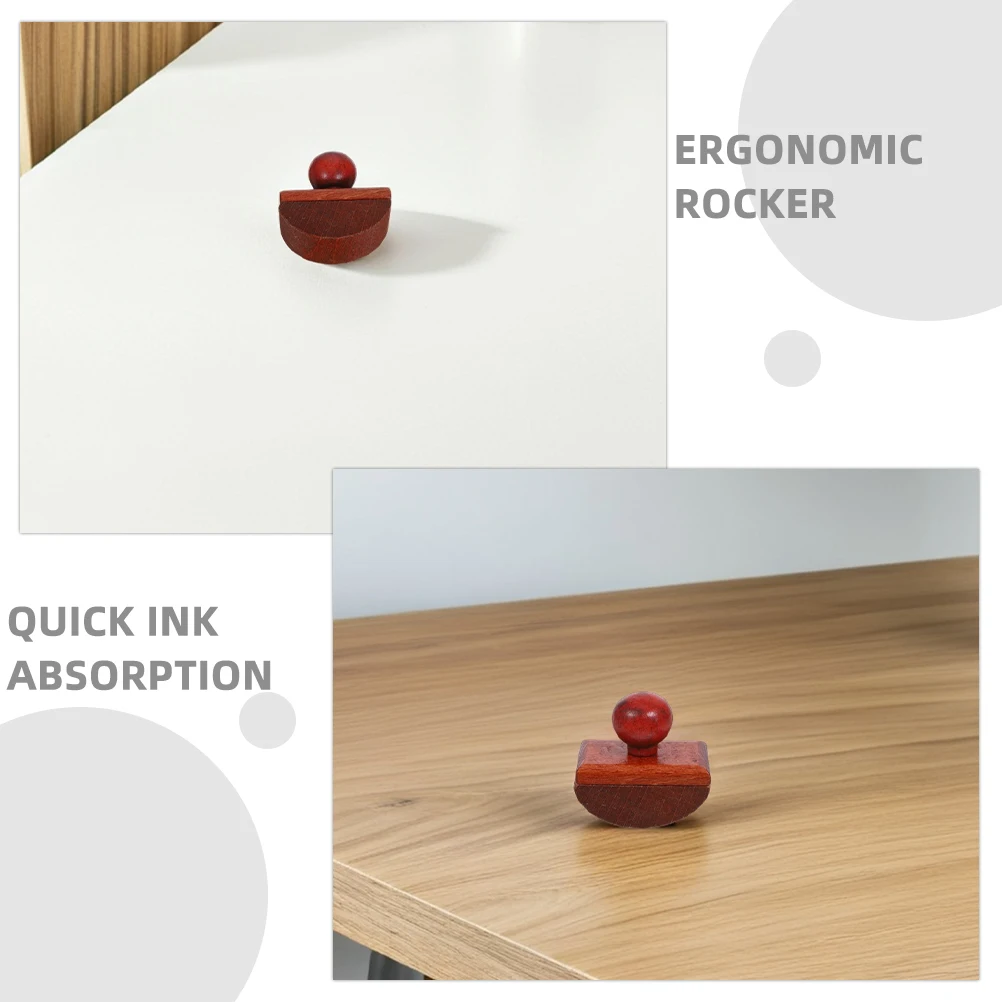 10 Stuks Inkt Absorberende Stempel Pad Voor Kalligrafie Vulpen Sneldrogend Houten Blotter Draagbare Rocker Blotter Kantoor