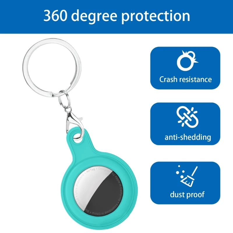 Защитный чехол для отслеживания местоположения, чехол для локаторов, брелок, силиконовый рукав, пылезащитный чехол E8BA