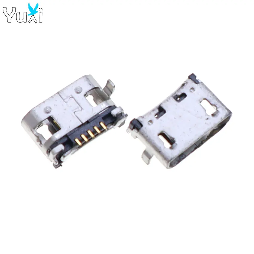 YuXi 10pcs Micro USB Jack 5pin Charger Dock Charging Port For Lenovo A10-70 A370E A3000 A3000H A5000 A7600 A7600H S910 S930