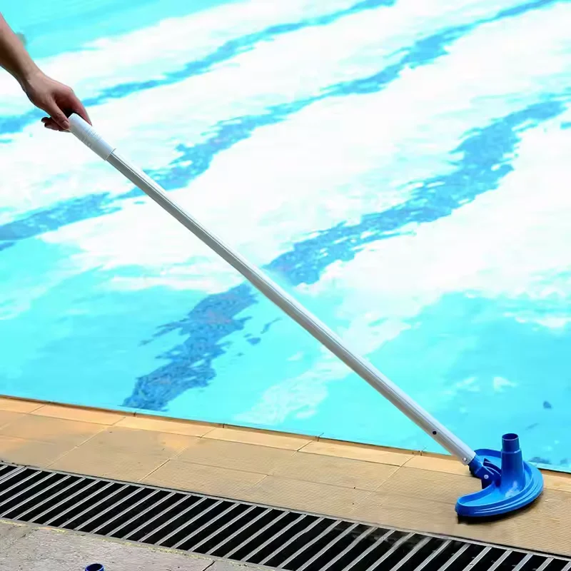 Pool Vacuum Head Attachment -  Half-Moon Crescent Design Compatibility for Inground/Above Ground Pools - Durable Plastic Constru