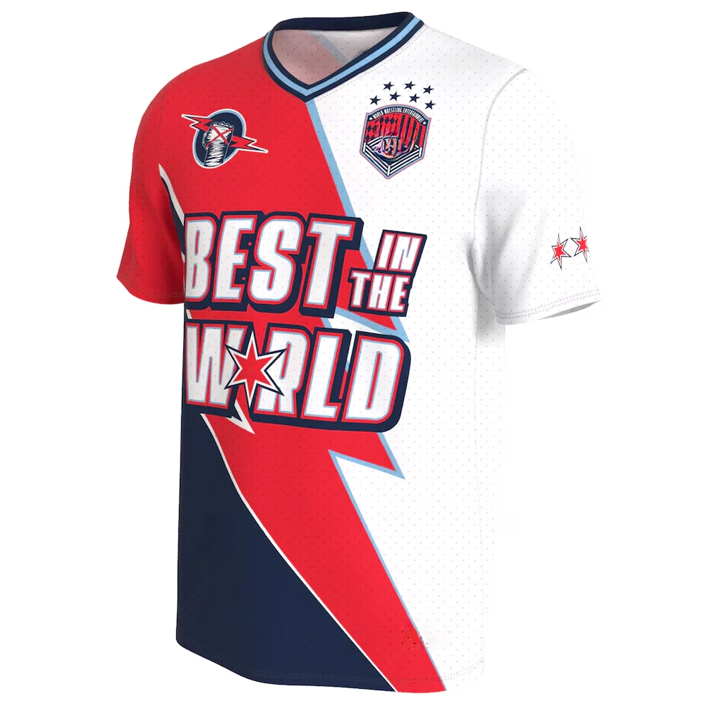Unisex White CM Punk Soccer Jersey 3D Printed Outdoor Sports Quick Drying V-Neck Short Sleeve Football Training T-Shirt 2026