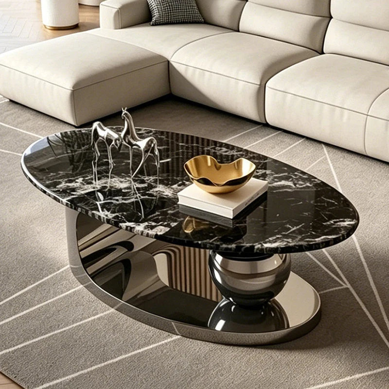 

Elegant Quality Premium Modern Nordic Coffee Tables Trendy Unique Side Table Luxury Mesa De Centro Sala Living Room Furniture