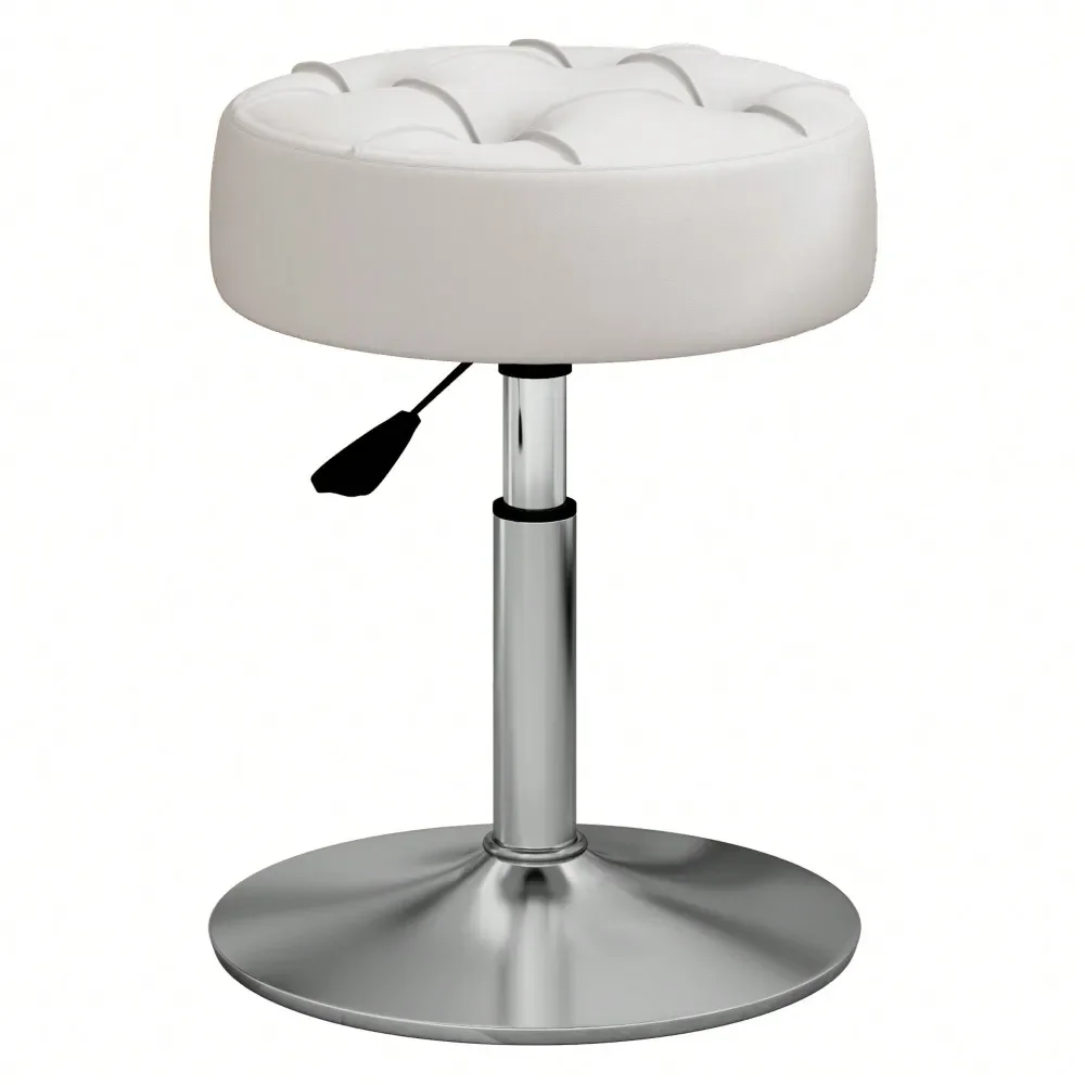 

Регулируемый поворотный стул ACEQLYT для туалетного столика, стул для макияжа, стул из искусственной кожи для макияжной комнаты или спальни