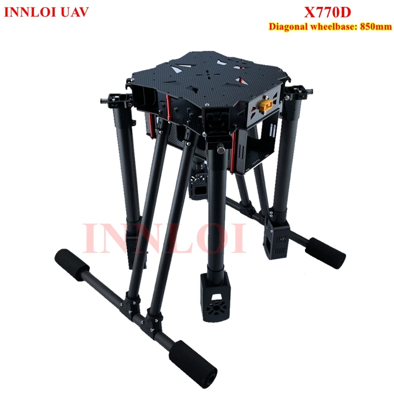 XAERO DIY 850mm Carbonfaser Faltbarer Quadcopter-Rahmen für Feuerlösch-Industriedrohnen – Detail 2