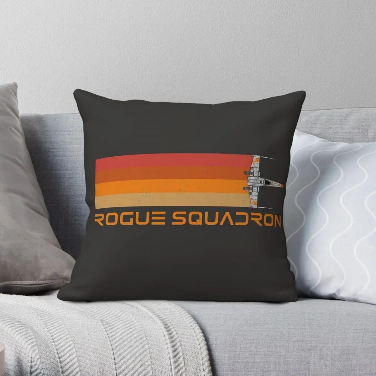 

Rogue Squadron Flight Saber Square Pillowcase Polyester Linen Velvet Printed Zip Decorative Throw Pillow Case Home Cushion Cover
