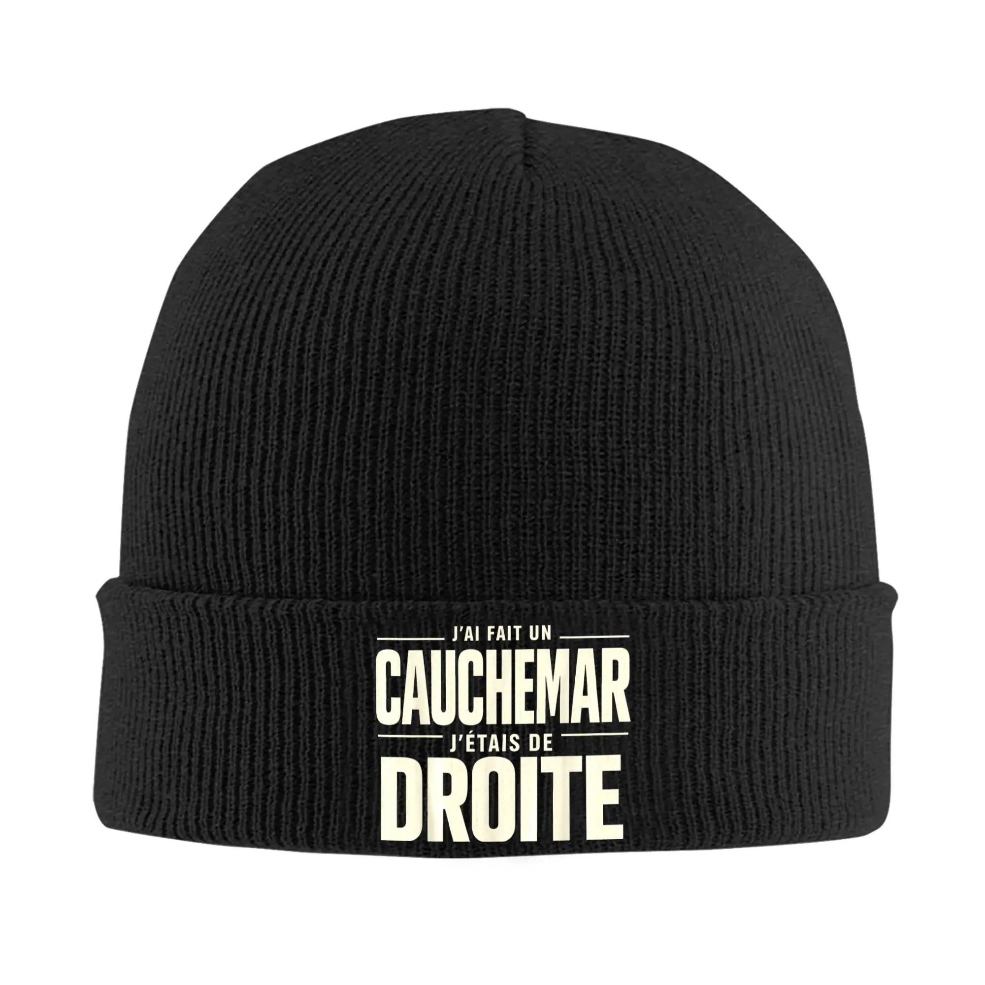 France I Have Made A Nightmare I Was Right Knitted Caps for Women Men Beanies Autumn Winter Hot Sale Hat Acrylic  Warm Cap