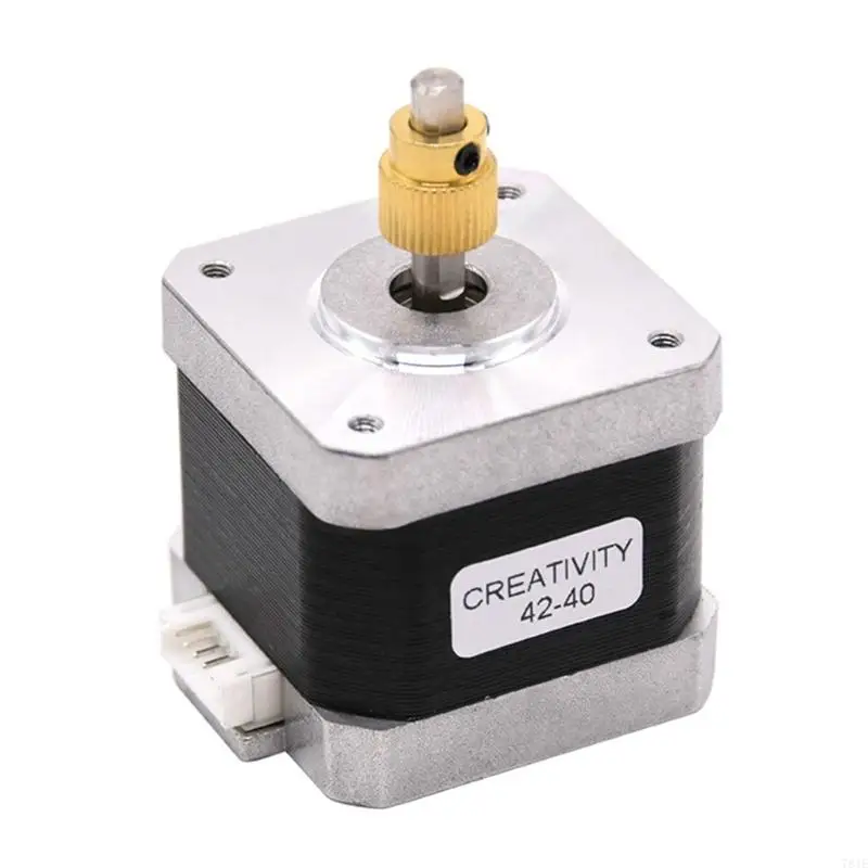 781E 3D Printer 42-34 Stepper Motor (1.8 Degree 0.4NM) with 40 Teeth Brass Extrusion