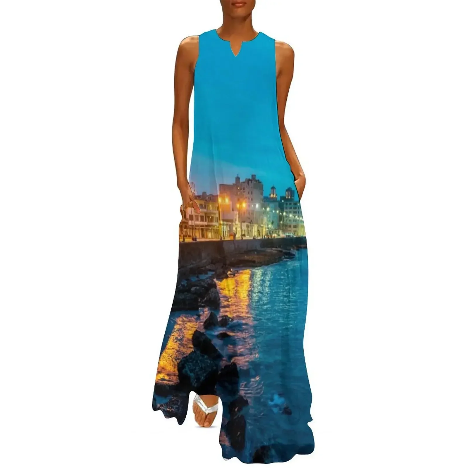 

La Vida Nocturna Long Dress Women's summer long dress dresses for woman Beachwear Dress