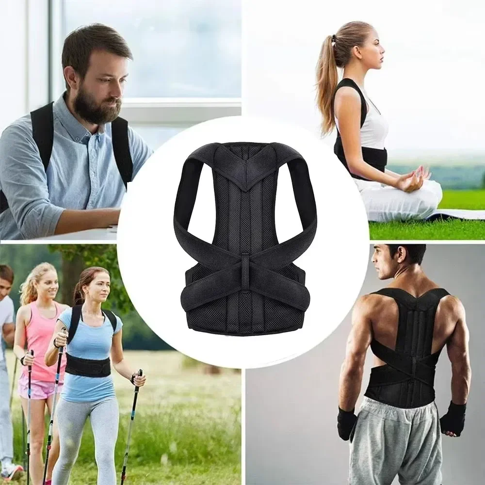 Unisex Adjustable Posture Corrector Corset Back Brace Belt Lumbar Support Straight Corrector Breathable Back Support S-XXXL image 6