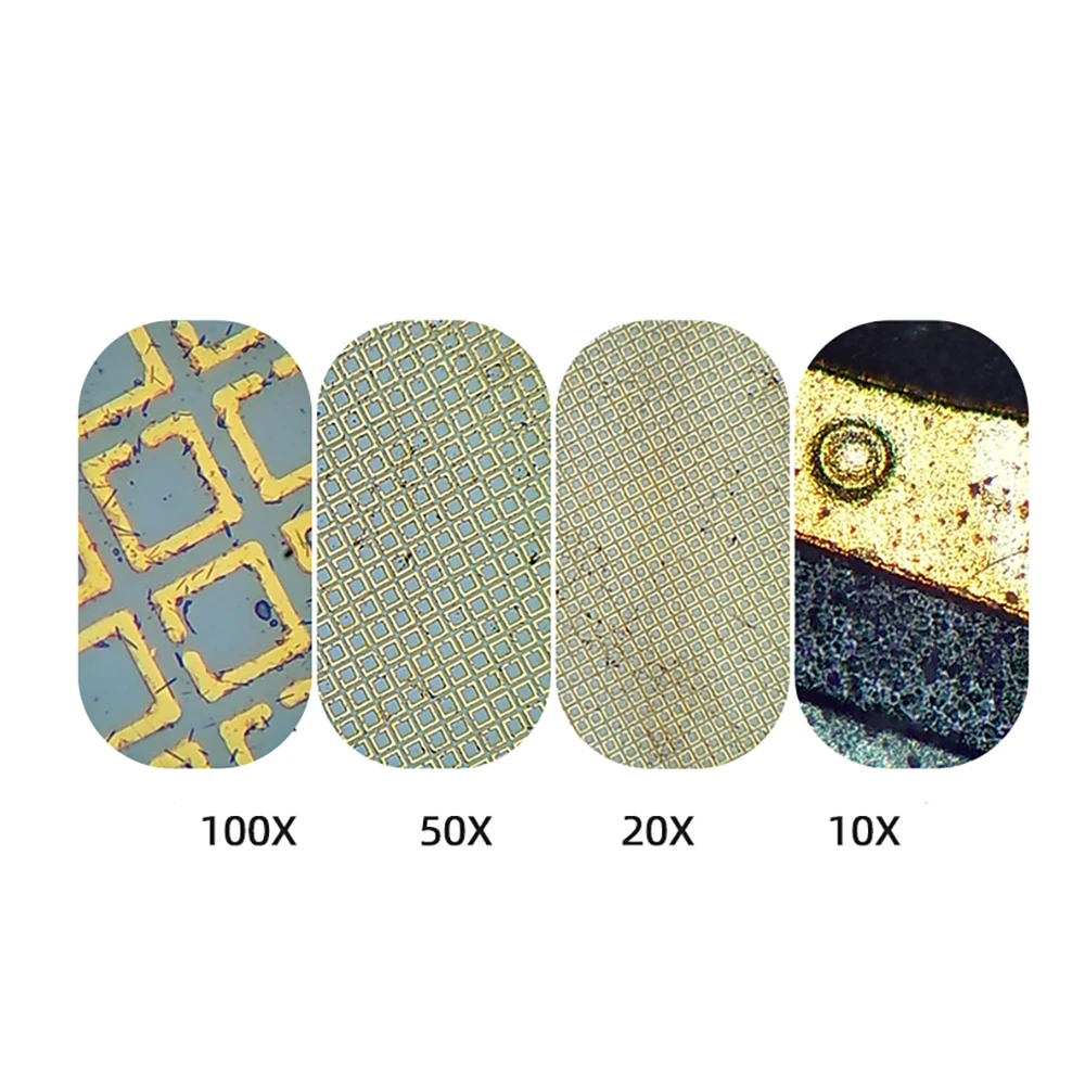 Imagem -05 - Dic-objetiva de Interferência Diferencial 10 20 50x 100x Microscópio Metálico Plano Infinito Longa Distância de Trabalho